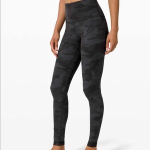 Lululemon Align Pant 28” Heritage 365 Deep Coal Multi